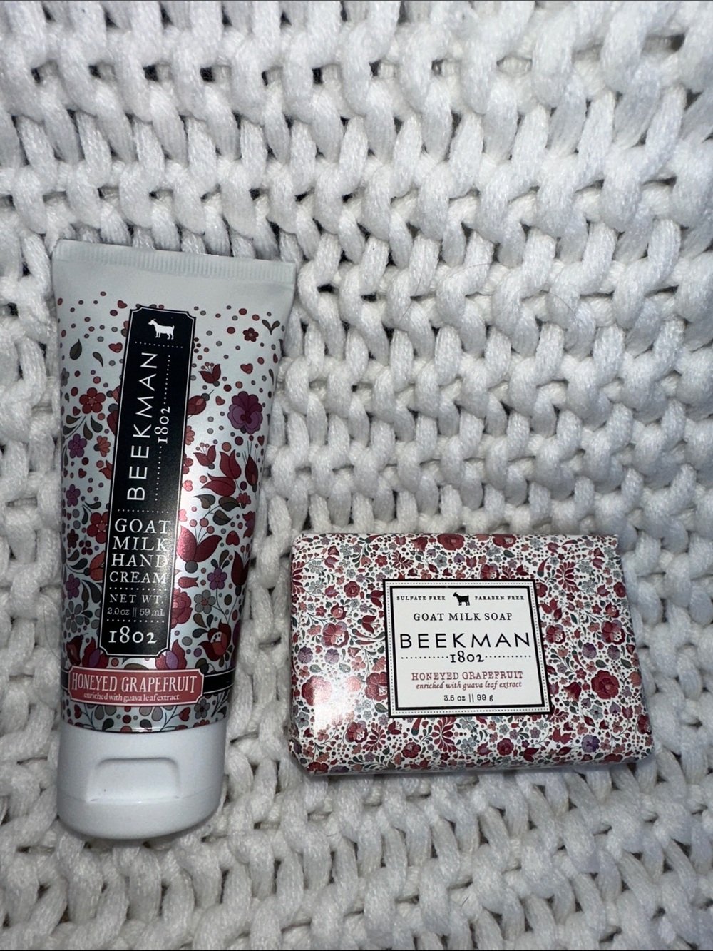 Beekman 1802 Honeyed Grapefruit Hand Cream & Bar soap
